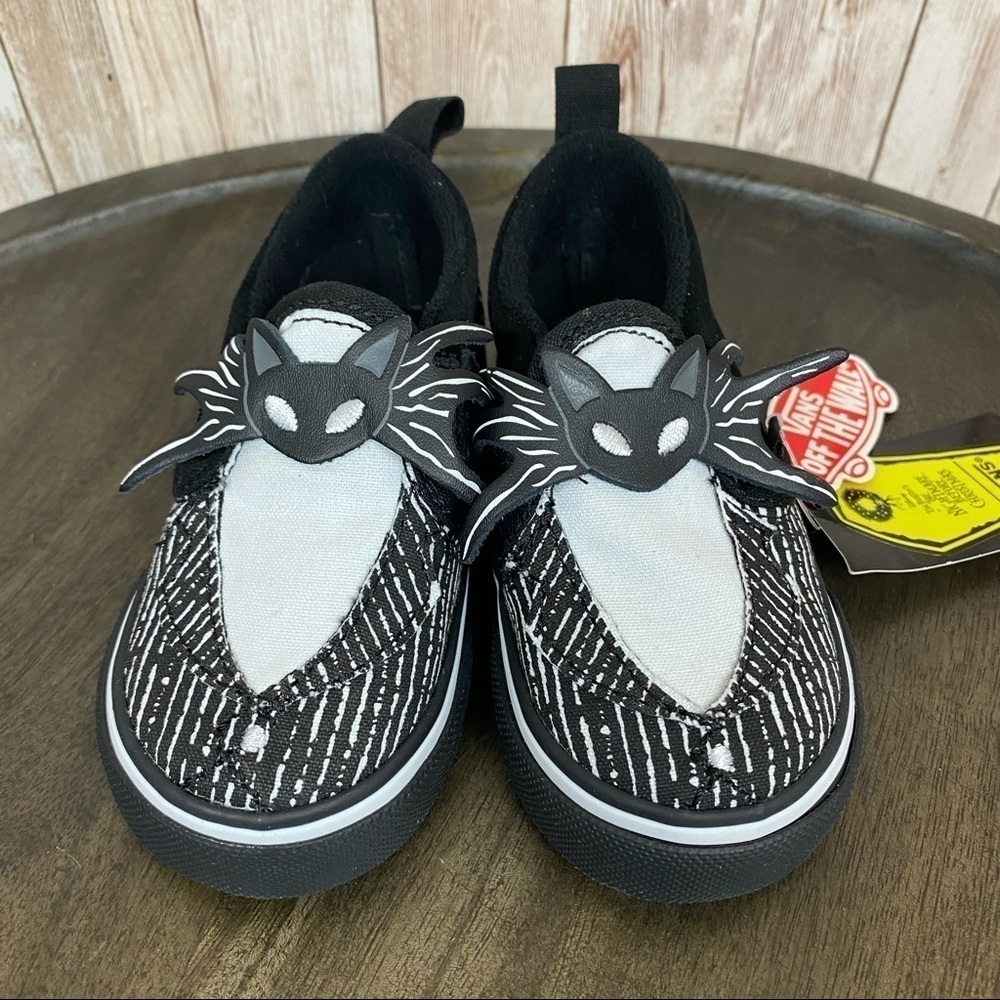 Vans x‎ Disney the Nightmare Before Christmas Slip on V Sneaker Size 5.5 Toddler - Picture 4 of 12
